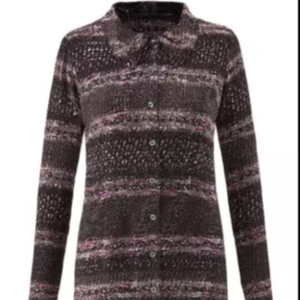 NEW CAbi Paris Blouse Fall LARGE NWT  J1